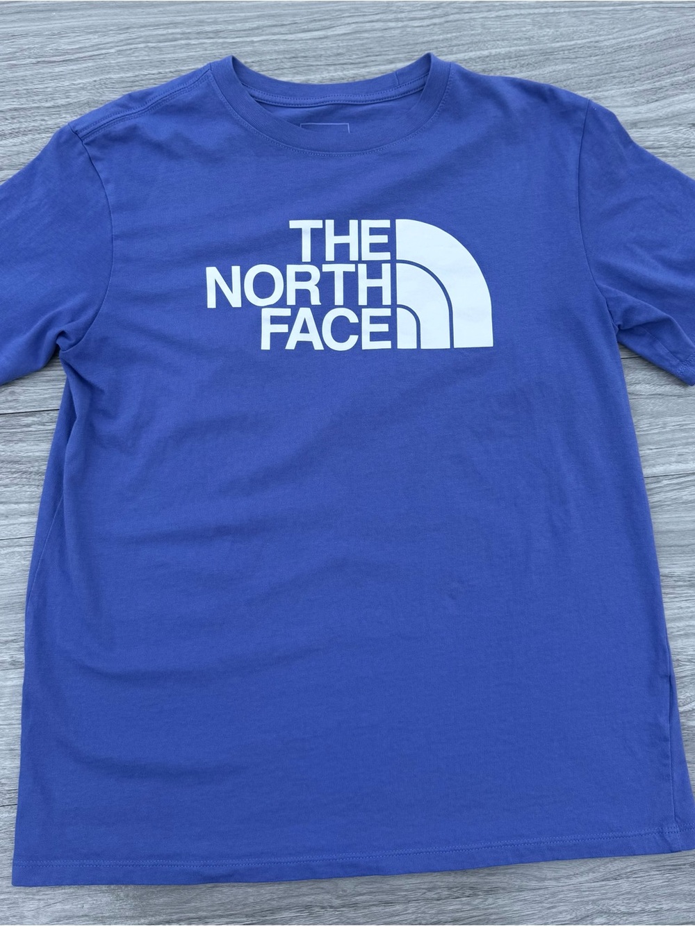 The North Face Royal Blue Tee with White Logo